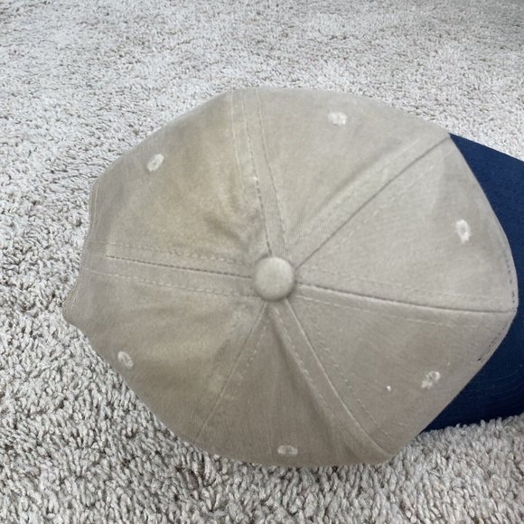 Vintage‎ RCC Koozie Eveready Gas Hat A Superior Gas Co Beige Blue Strapback Cap - Picture 9 of 11